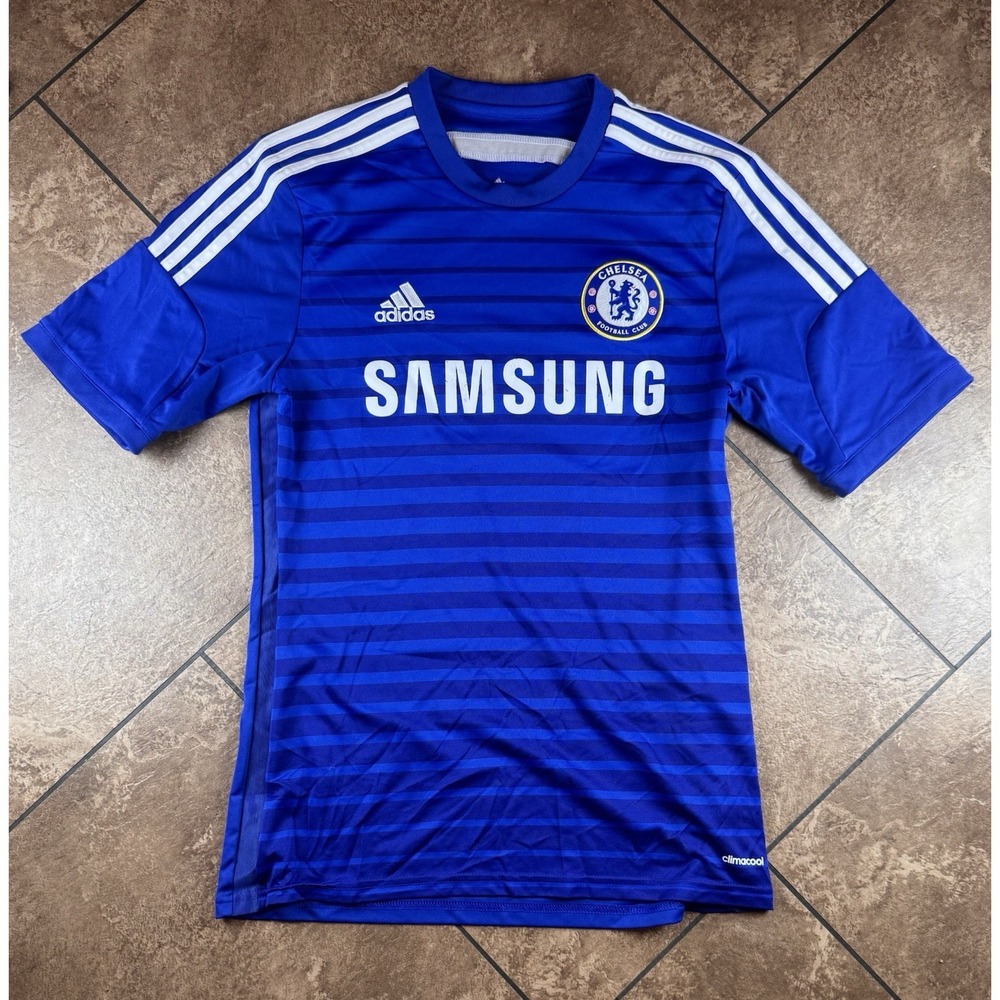 Adidas Chelsea FC 2013-14 Home Jersey Blue Samsung Soccer Shirt Mens Sz M Z27633